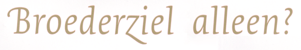 Broeder Ziel banner logo